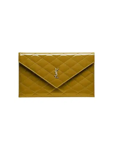 Saint Laurent Women's Paris Pouch in Patent Leather | Thumbnail 1 Saint Laurent Women's Paris Pouch in Patent Leather | Thumbnail 1