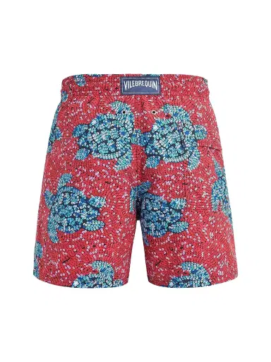 Vilebrequin Men's Turtle Sequin Trompe L'oeil Swim Trunks | Thumbnail 3 Vilebrequin Men's Turtle Sequin Trompe L'oeil Swim Trunks | Thumbnail 3