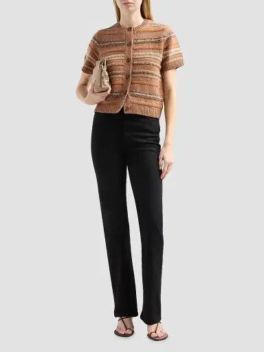 dh New York Women's Patti Textured Stripe Merino Wool-Blend Top | Thumbnail 2 dh New York Women's Patti Textured Stripe Merino Wool-Blend Top | Thumbnail 2