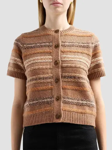 dh New York Women's Patti Textured Stripe Merino Wool-Blend Top | Thumbnail 5 dh New York Women's Patti Textured Stripe Merino Wool-Blend Top | Thumbnail 5