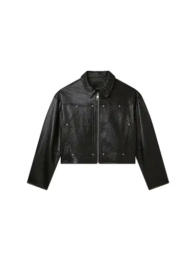 Purple Brand Men's Leather Carpenter Jacket | Thumbnail 1 Purple Brand Men's Leather Carpenter Jacket | Thumbnail 1