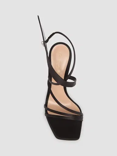 Gianvito Rossi Women's 95MM Crystal-Embellished Satin Sandals | Thumbnail 4 Gianvito Rossi Women's 95MM Crystal-Embellished Satin Sandals | Thumbnail 4