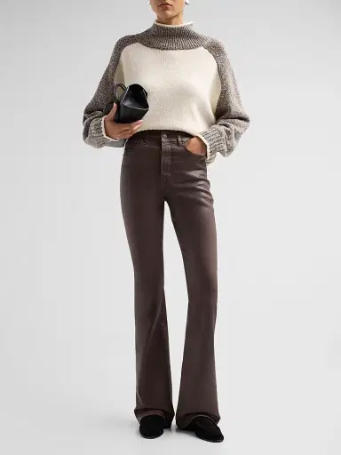 Veronica Beard Women's Beverly Coated Jeans | Thumbnail 2 Veronica Beard Women's Beverly Coated Jeans | Thumbnail 2