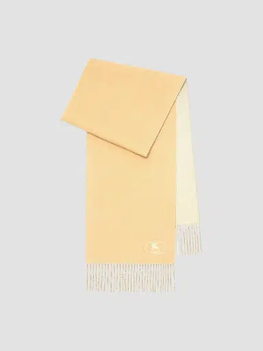 Burberry Women's Equestrian Knight Design Cashmere Scarf | Thumbnail 3 Burberry Women's Equestrian Knight Design Cashmere Scarf | Thumbnail 3