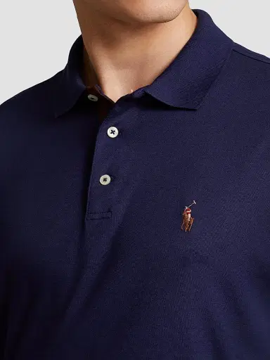 Polo Ralph Lauren Men's Cotton Interlock Long-Sleeve Polo Shirt | Thumbnail 5 Polo Ralph Lauren Men's Cotton Interlock Long-Sleeve Polo Shirt | Thumbnail 5
