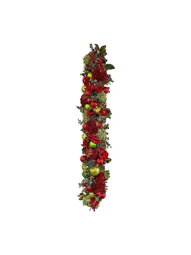 Permanent Botanicals Mixed Hydrangea & Amaryllis Garland Permanent Botanicals Mixed Hydrangea & Amaryllis Garland
