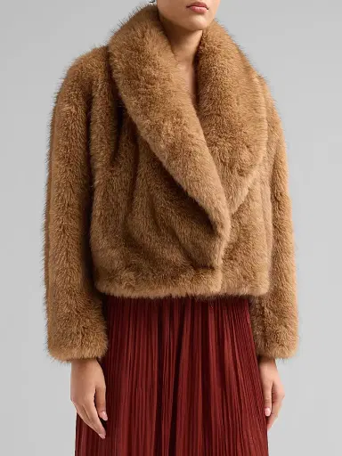 A.L.C. A. L.C. Women's Solange Faux-Fur Jacket | Thumbnail 4 A.L.C. A. L.C. Women's Solange Faux-Fur Jacket | Thumbnail 4