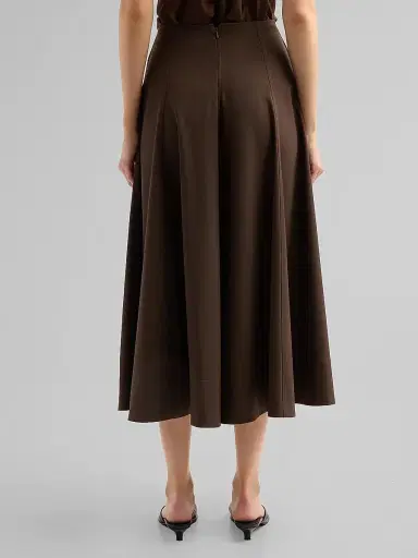A.L.C. A. L.C. Women's Aminah Virgin Wool-Blend A-Line Midi Skirt | Thumbnail 3 A.L.C. A. L.C. Women's Aminah Virgin Wool-Blend A-Line Midi Skirt | Thumbnail 3