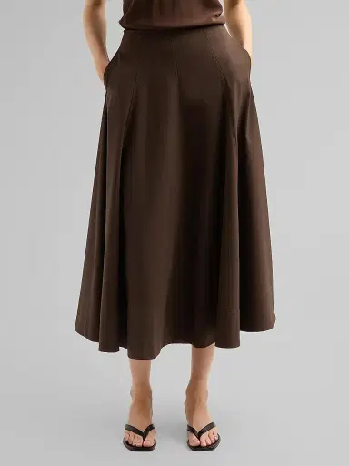 A.L.C. A. L.C. Women's Aminah Virgin Wool-Blend A-Line Midi Skirt | Thumbnail 4 A.L.C. A. L.C. Women's Aminah Virgin Wool-Blend A-Line Midi Skirt | Thumbnail 4