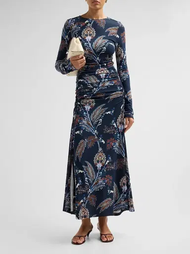 Cara Cara Women's Piermond Paisley Jersey Maxi Dress | Thumbnail 2 Cara Cara Women's Piermond Paisley Jersey Maxi Dress | Thumbnail 2
