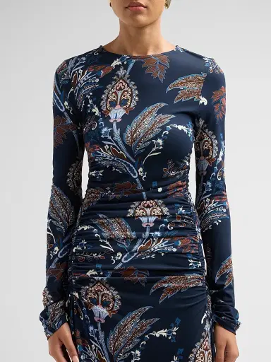 Cara Cara Women's Piermond Paisley Jersey Maxi Dress | Thumbnail 5 Cara Cara Women's Piermond Paisley Jersey Maxi Dress | Thumbnail 5