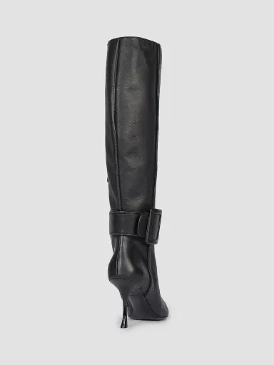 Roger Vivier Women's Viv Ville 85MM Leather Knee-High Boots | Thumbnail 3 Roger Vivier Women's Viv Ville 85MM Leather Knee-High Boots | Thumbnail 3