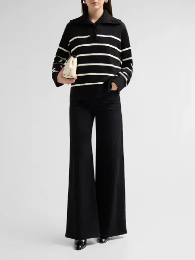 Frame Women's The Palace Cotton-Blend Wide-Leg Jeans | Thumbnail 2 Frame Women's The Palace Cotton-Blend Wide-Leg Jeans | Thumbnail 2