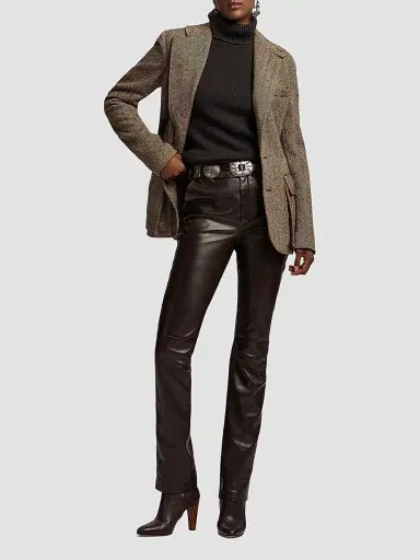 Ralph Lauren Collection Women's Preston II Herringbone Tweed Blazer | Thumbnail 2 Ralph Lauren Collection Women's Preston II Herringbone Tweed Blazer | Thumbnail 2