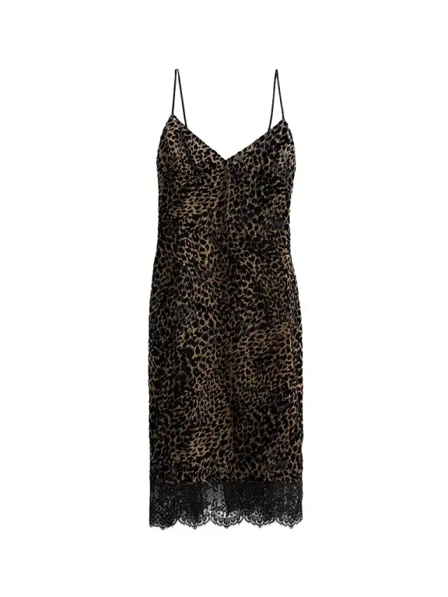 Women's Jourdin Leopard-Print A-Line Midi Dress Women's Jourdin Leopard-Print A-Line Midi Dress