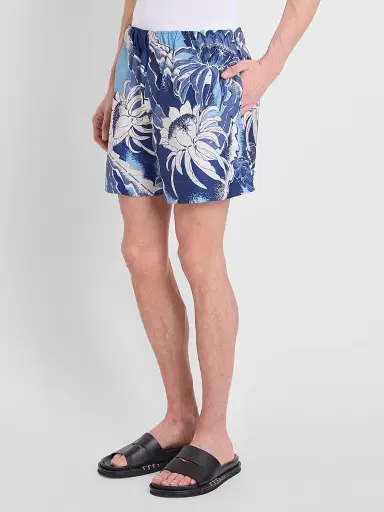 JW Anderson Men's Hawaiian Print Swim Shorts | Thumbnail 4 JW Anderson Men's Hawaiian Print Swim Shorts | Thumbnail 4
