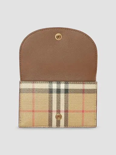 Burberry Women's Flap Card Case Keyring | Thumbnail 3 Burberry Women's Flap Card Case Keyring | Thumbnail 3