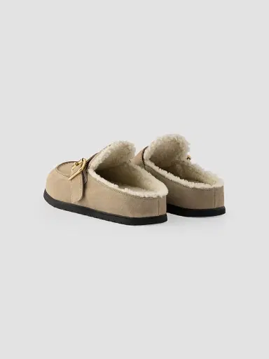 Prada Women's Suede Mules | Thumbnail 3 Prada Women's Suede Mules | Thumbnail 3