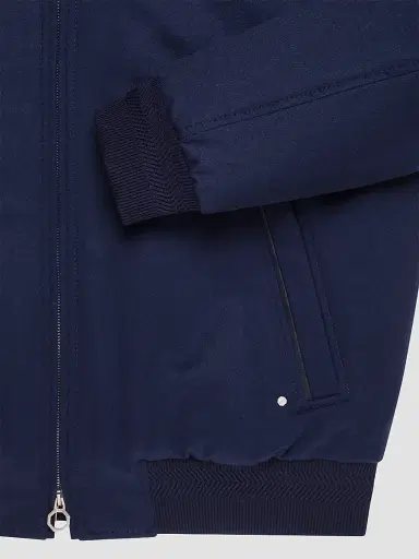Stefano Ricci Men's Cashmere and Lambskin Leather Blouson Jacket | Thumbnail 8 Stefano Ricci Men's Cashmere and Lambskin Leather Blouson Jacket | Thumbnail 8