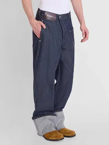 JW Anderson Men's Turn-Up-Cuff Workwear Jeans | Thumbnail 4 JW Anderson Men's Turn-Up-Cuff Workwear Jeans | Thumbnail 4