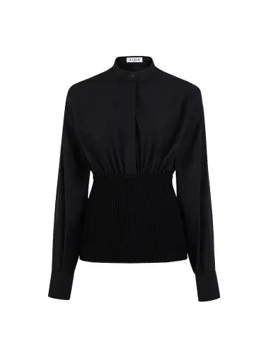 Alaïa Women's Cinched Cotton Poplin Shirt | Thumbnail 1 Alaïa Women's Cinched Cotton Poplin Shirt | Thumbnail 1