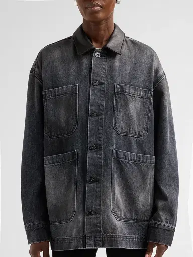SLVRLAKE Women's Oversized Worker Denim Jacket | Thumbnail 5 SLVRLAKE Women's Oversized Worker Denim Jacket | Thumbnail 5