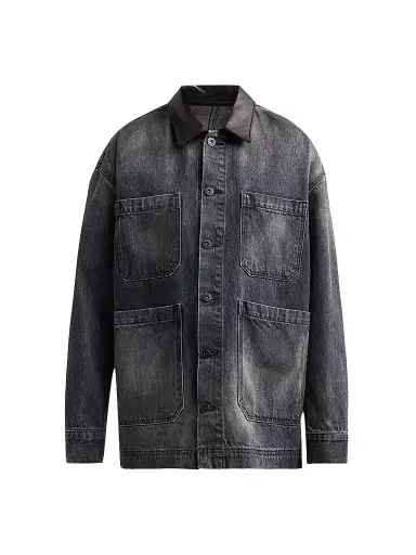 SLVRLAKE Women's Oversized Worker Denim Jacket | Thumbnail 1 SLVRLAKE Women's Oversized Worker Denim Jacket | Thumbnail 1