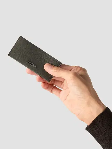 Zegna Men's Secondskin Card Case | Thumbnail 5 Zegna Men's Secondskin Card Case | Thumbnail 5