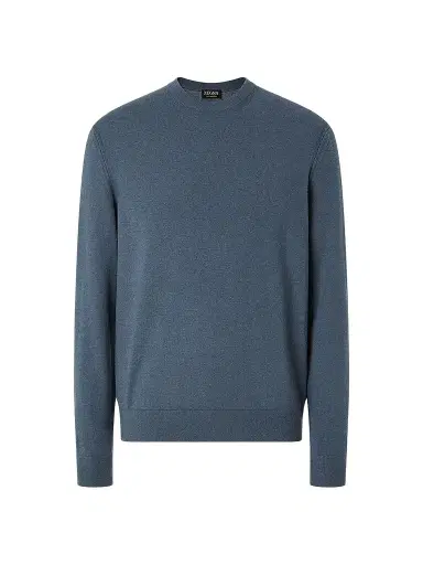 Zegna Men's Oasi Cashmere Crewneck Sweater | Thumbnail 1 Zegna Men's Oasi Cashmere Crewneck Sweater | Thumbnail 1