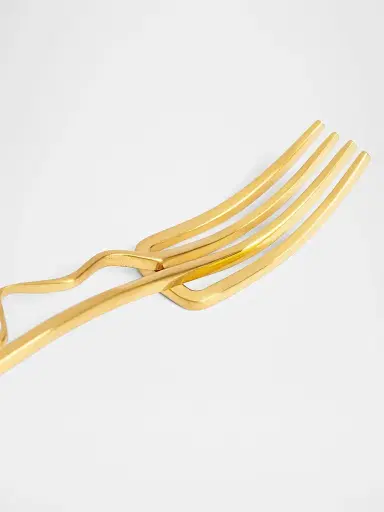 L'Objet Spirale 4-Piece 24K-Gold-Plated Cocktail Fork Set | Thumbnail 4 L'Objet Spirale 4-Piece 24K-Gold-Plated Cocktail Fork Set | Thumbnail 4