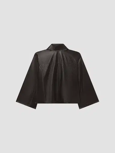 Frame Women's Swing Mini Paper Leather Jacket | Thumbnail 9 Frame Women's Swing Mini Paper Leather Jacket | Thumbnail 9