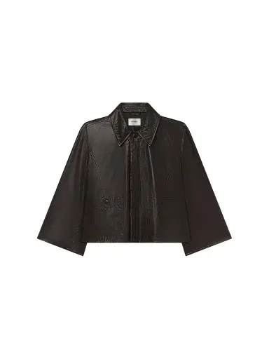 Frame Women's Swing Mini Paper Leather Jacket | Thumbnail 1 Frame Women's Swing Mini Paper Leather Jacket | Thumbnail 1