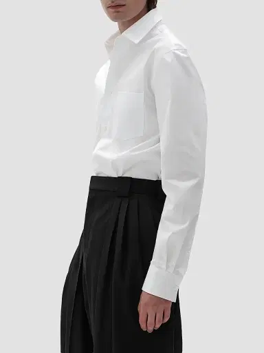 Bottega Veneta Men's Cotton Poplin Shirt | Thumbnail 4 Bottega Veneta Men's Cotton Poplin Shirt | Thumbnail 4