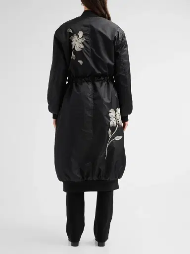 Cinq à Sept Women's Celestina Embroidered Long Coat | Thumbnail 3 Cinq à Sept Women's Celestina Embroidered Long Coat | Thumbnail 3