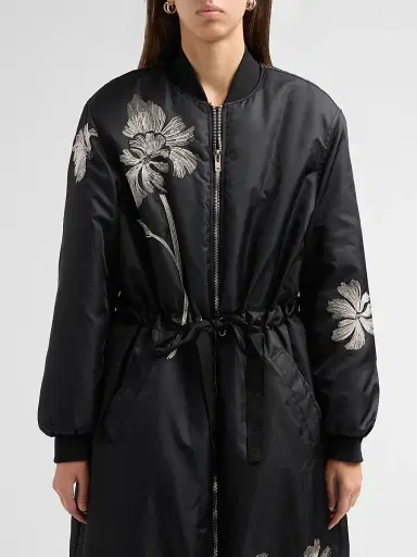 Cinq à Sept Women's Celestina Embroidered Long Coat | Thumbnail 5 Cinq à Sept Women's Celestina Embroidered Long Coat | Thumbnail 5