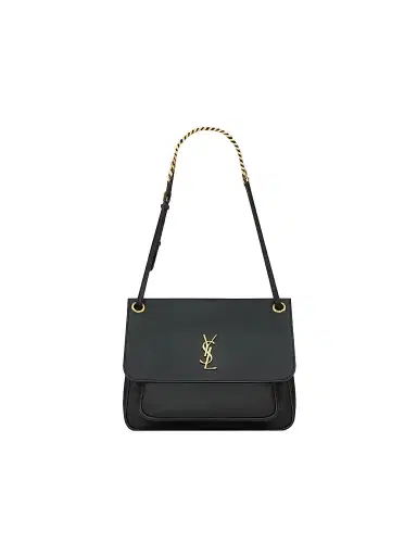 Saint Laurent Women's Niki Soft Medium Shoulder Bag in Lambskin | Thumbnail 1 Saint Laurent Women's Niki Soft Medium Shoulder Bag in Lambskin | Thumbnail 1