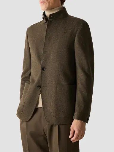 Zegna Men's Oasi Cashmere II Conte Jacket | Thumbnail 3 Zegna Men's Oasi Cashmere II Conte Jacket | Thumbnail 3