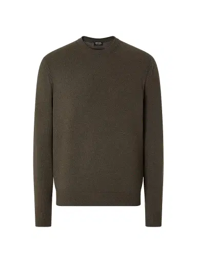 Zegna Men's Oasi Cashmere Crewneck Sweater | Thumbnail 1 Zegna Men's Oasi Cashmere Crewneck Sweater | Thumbnail 1
