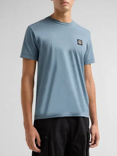 Stone Island Men's Cotton Crewneck T-Shirt | Thumbnail 4 Stone Island Men's Cotton Crewneck T-Shirt | Thumbnail 4