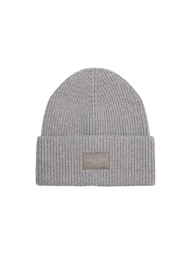 rag & bone Women's Blake Logo Wool Blend Beanie | Thumbnail 1 rag & bone Women's Blake Logo Wool Blend Beanie | Thumbnail 1
