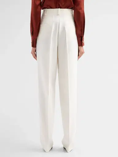 PRABAL GURUNG Women's Carrot Stretch Crepe Trousers | Thumbnail 3 PRABAL GURUNG Women's Carrot Stretch Crepe Trousers | Thumbnail 3