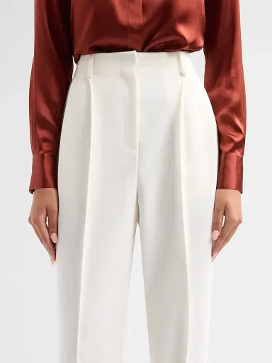 PRABAL GURUNG Women's Carrot Stretch Crepe Trousers | Thumbnail 5 PRABAL GURUNG Women's Carrot Stretch Crepe Trousers | Thumbnail 5