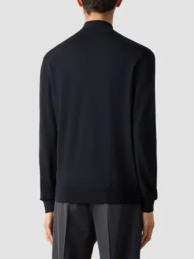 Zegna Men's 15milmil15 Wool Full Zip Cardigan | Thumbnail 3 Zegna Men's 15milmil15 Wool Full Zip Cardigan | Thumbnail 3