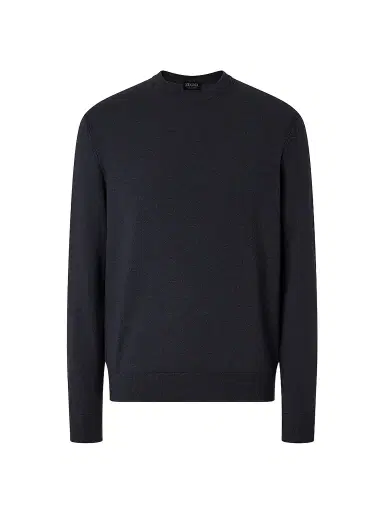 Zegna Men's Oasi Cashmere Crewneck Sweater | Thumbnail 1 Zegna Men's Oasi Cashmere Crewneck Sweater | Thumbnail 1