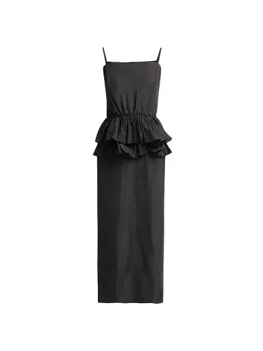Kika Vargas Women's Alanna Flounce Midi Dress | Thumbnail 1 Kika Vargas Women's Alanna Flounce Midi Dress | Thumbnail 1