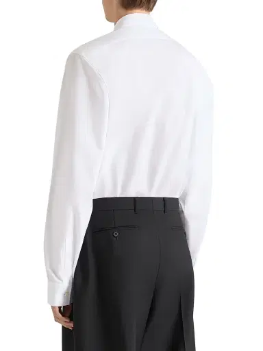 Givenchy Men's Slim Fit Shirt in Cotton with Pearl Embroidery | Thumbnail 4 Givenchy Men's Slim Fit Shirt in Cotton with Pearl Embroidery | Thumbnail 4