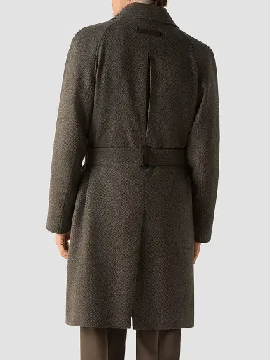 Zegna Men's Oasi Cashmere Trench Coat | Thumbnail 4 Zegna Men's Oasi Cashmere Trench Coat | Thumbnail 4