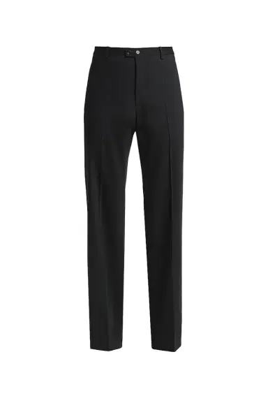 Jil Sander Men's Virgin Wool-Mohair Pintucked Trousers | Thumbnail 1 Jil Sander Men's Virgin Wool-Mohair Pintucked Trousers | Thumbnail 1