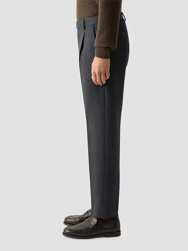 Zegna Men's Wool and Cashmere Pants | Thumbnail 3 Zegna Men's Wool and Cashmere Pants | Thumbnail 3