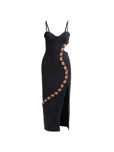 PatBo Women's Delya Stone Knit Midi Dress | Thumbnail 1 PatBo Women's Delya Stone Knit Midi Dress | Thumbnail 1